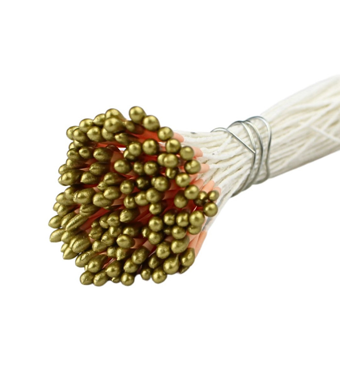BOUQUET DE PISTILS - TIGE EN FIL DE COTON