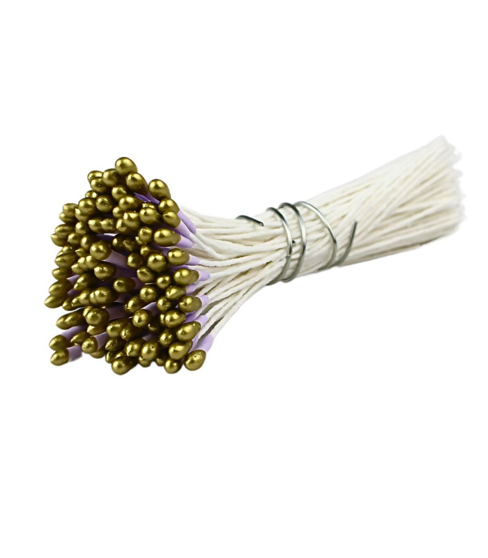 BOUQUET DE PISTILS - TIGE EN FIL DE COTON