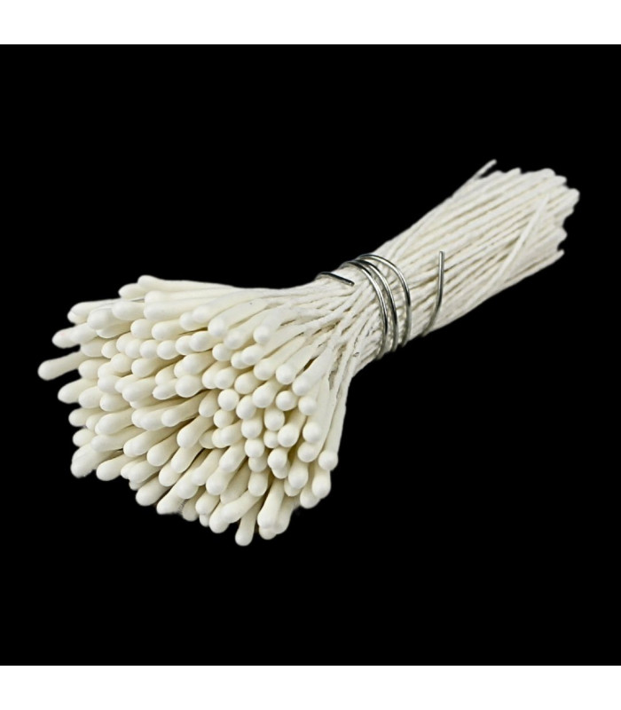 BOUQUET DE PISTILS MAT - TIGE EN FIL DE COTON