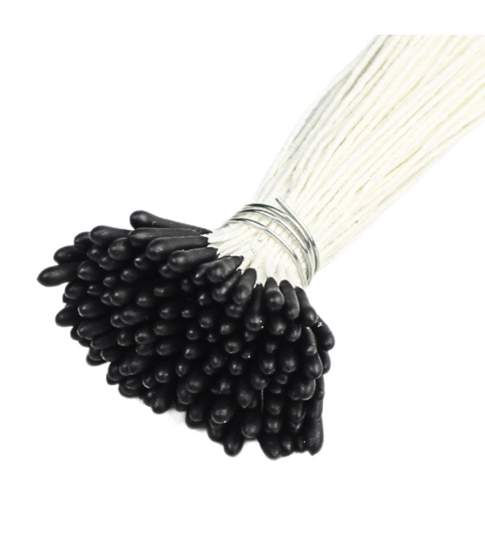 BOUQUET DE PISTILS MAT - TIGE EN FIL DE COTON