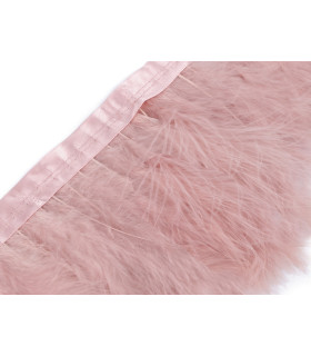FRANGE EN PLUMES DE MARABOU - LARGEUR 17CM