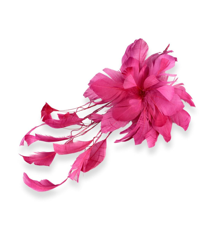 FLEUR EN PLUMES DE CANARD
