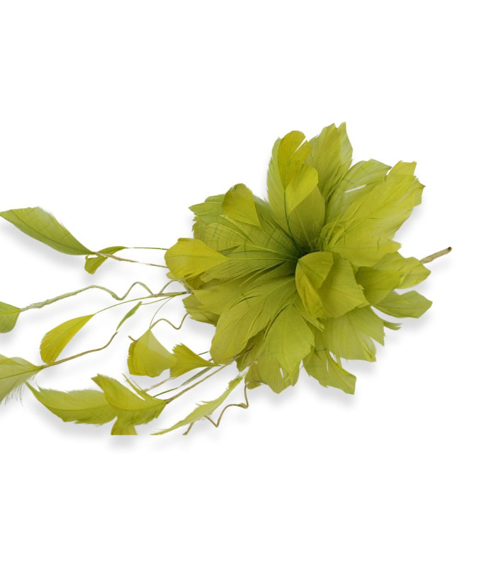 FLEUR EN PLUMES DE CANARD