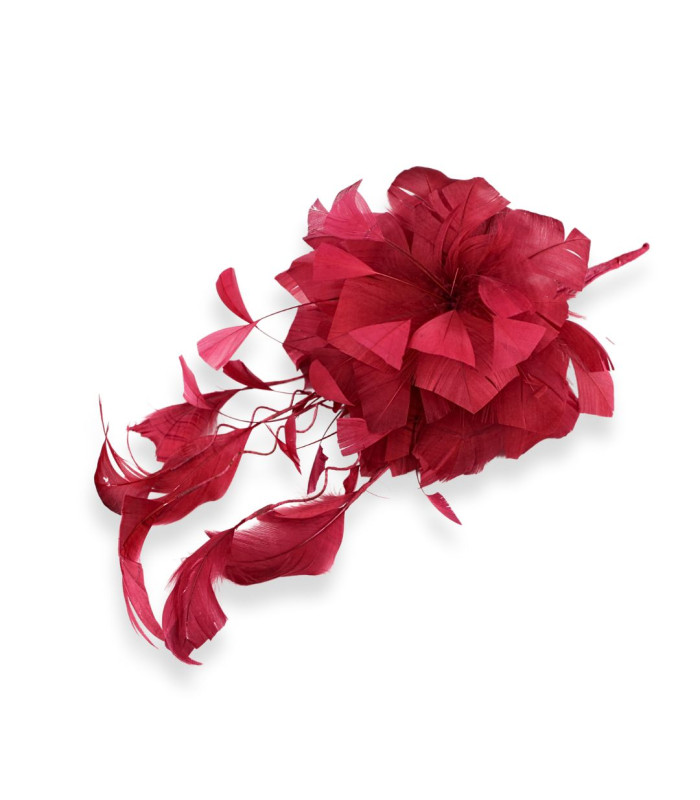 FLEUR EN PLUMES DE CANARD