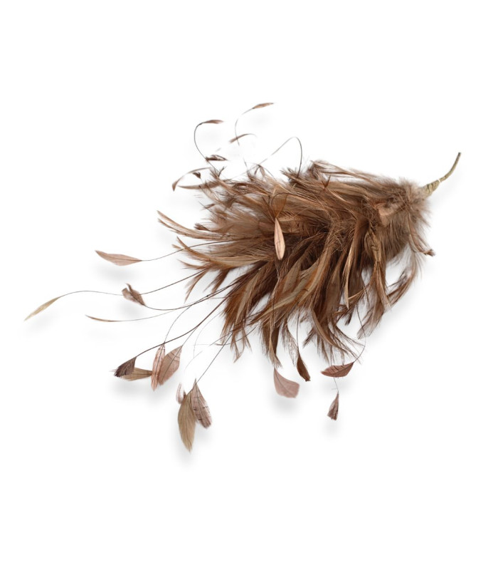 MONTAGE DE PLUMES DE COQ
