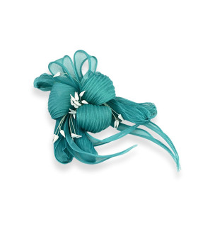 FLEUR EN ORGANZA AVEC ETAMINES