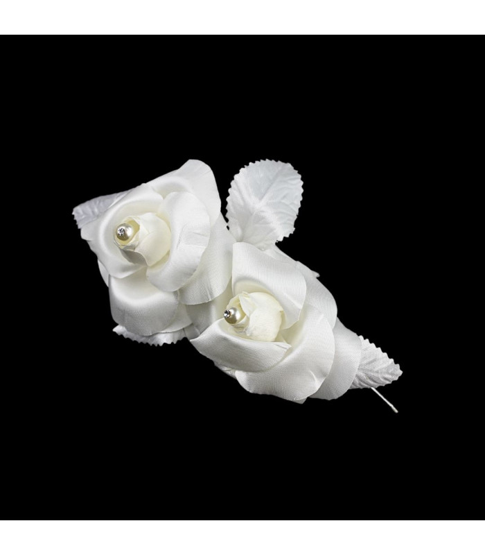 RAMILLET DOUBLE DE ROSES EN TISSU