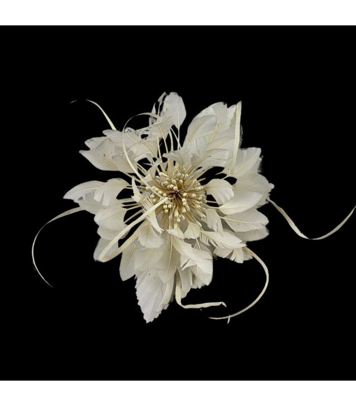 FLEUR EN PLUMES D'OIE