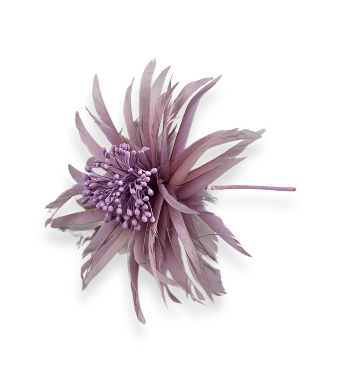 FLEUR EN PLUMES D'OIE