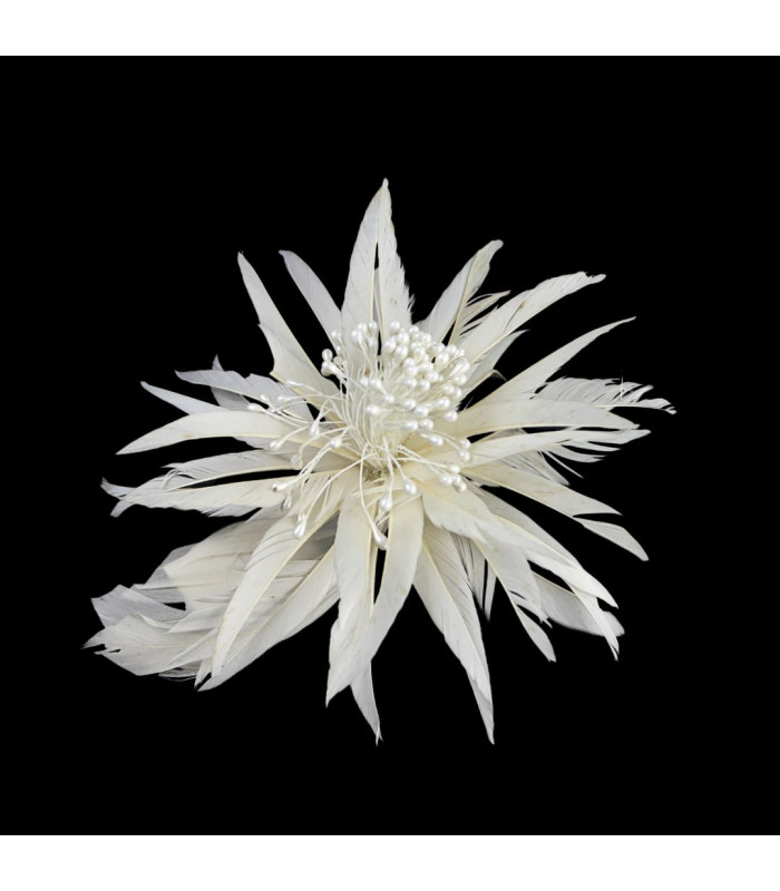 FLEUR EN PLUMES D'OIE