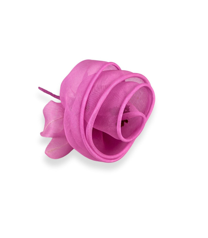 ROSE EN ORGANZA Ø11CM