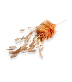 ARRANGEMENT DE PLUMES DE COQ 32CM