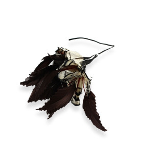 MONTAGE DE PLUMES – FAISAN DORÉ ET OIE