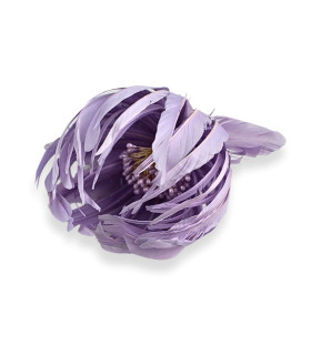 FLEUR EN PLUMES D’OIE AVEC PISTILS