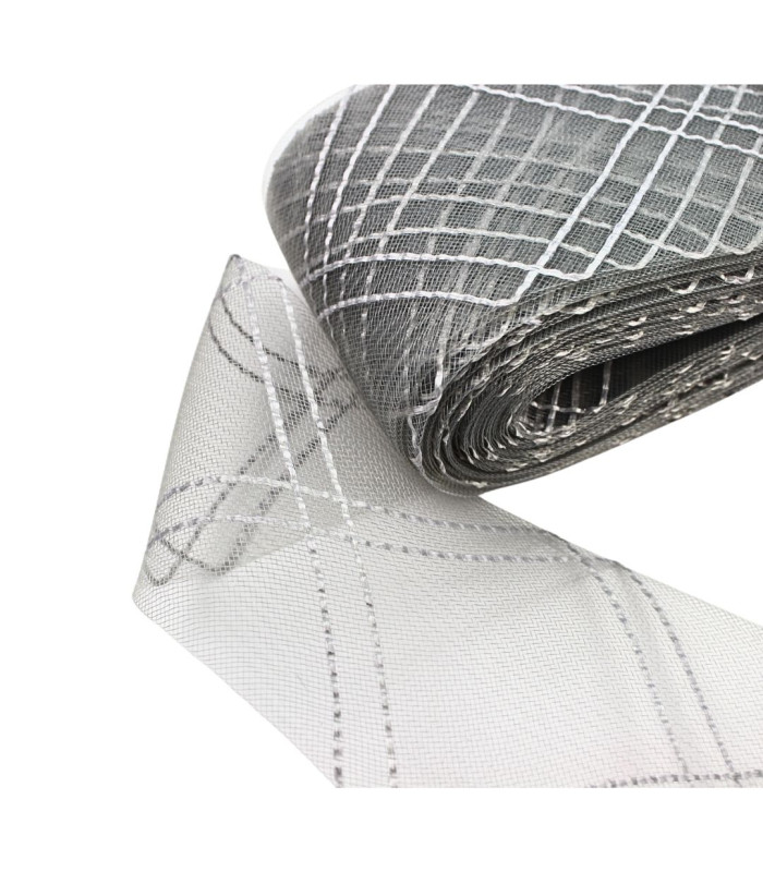 CRIN DOUBLE LOSANGE AVEC RAFIA 10 CM