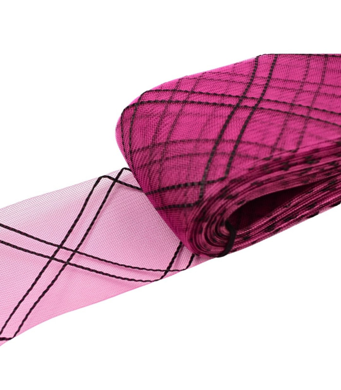 CRIN DOUBLE LOSANGE AVEC RAFIA 10 CM