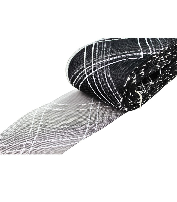 CRIN DOUBLE LOSANGE AVEC RAFIA 10 CM