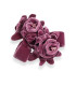 BOUQUET DE 2 FLEURS EN VELOURS AVEC PISTILS