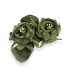 BOUQUET DE 2 FLEURS EN VELOURS AVEC PISTILS
