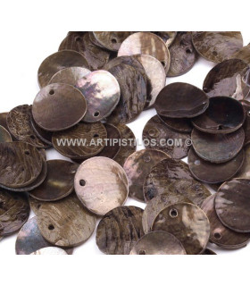 DISQUE MÉLÉAGRINE 15 mm. (CRISTAL)