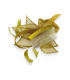 TOCADO FLORAL EN SINAMAY - PLUMES