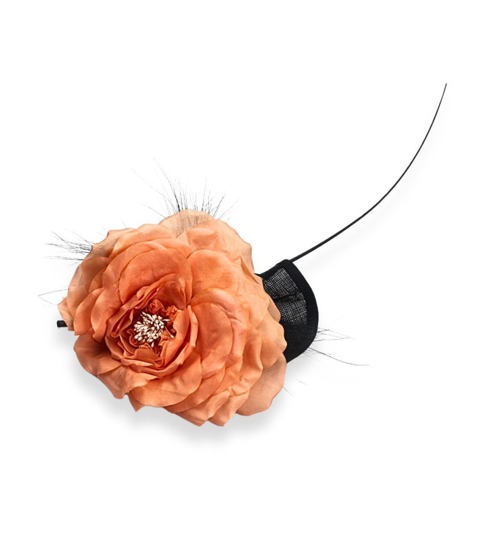 TOCADO FLEUR EN ORGANZA