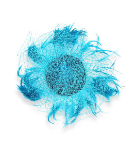 TOCADO VOILE - PLUMES DE COU DE COQ