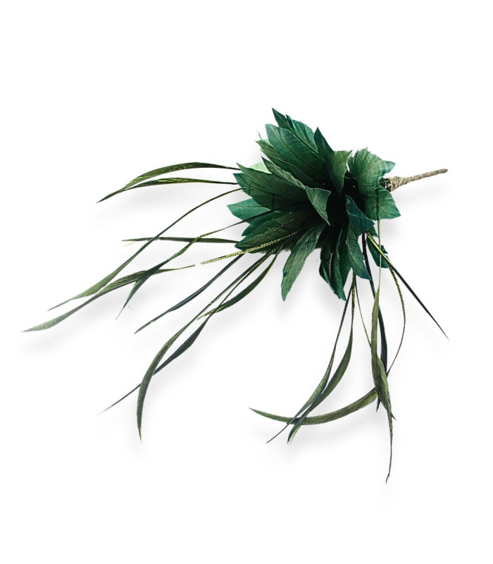 ARRANGEMENT FLORAL EN PLUMES - OIE ET OIE BIOT