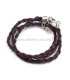 COLLIER TRESSE EN FOURRURE SINTHETIQUE
