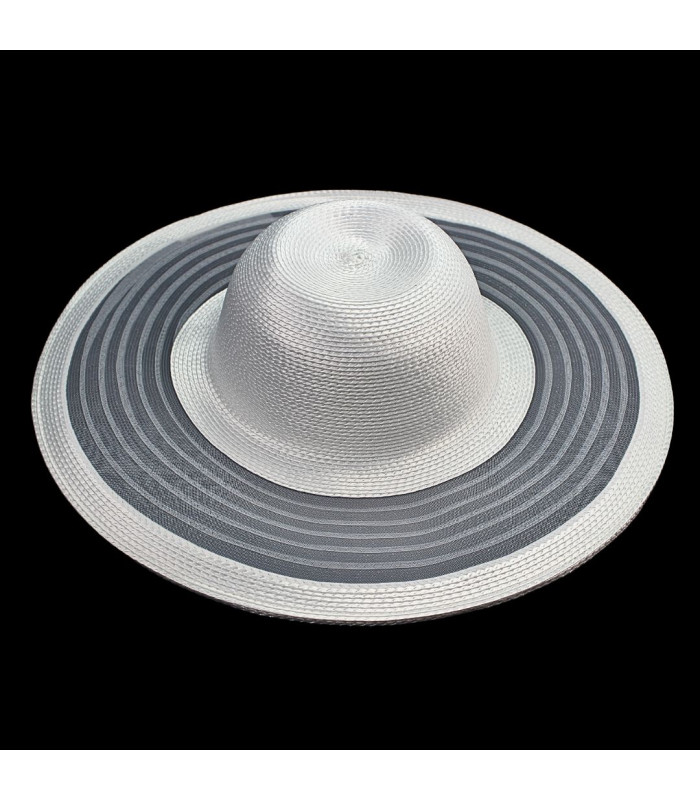 CHAPEAU SEMI-ACHEVÉ - CRIN ET PAILLE SYNTHÉTIQUE