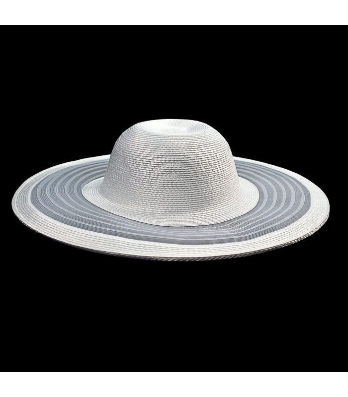 CHAPEAU SEMI-ACHEVÉ - CRIN ET PAILLE SYNTHÉTIQUE