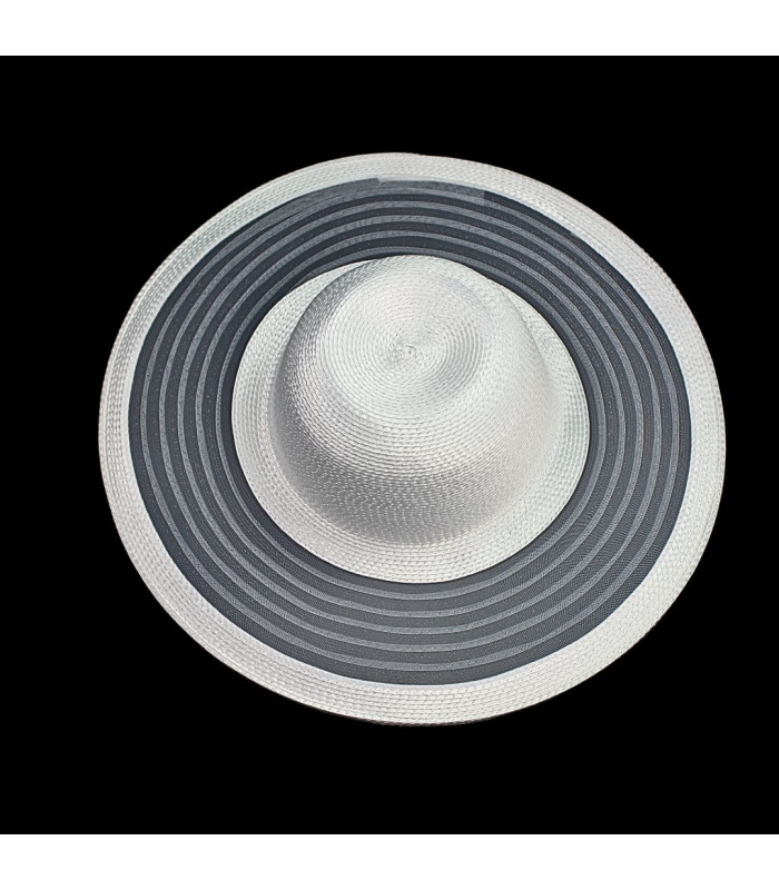 CHAPEAU SEMI-ACHEVÉ - CRIN ET PAILLE SYNTHÉTIQUE