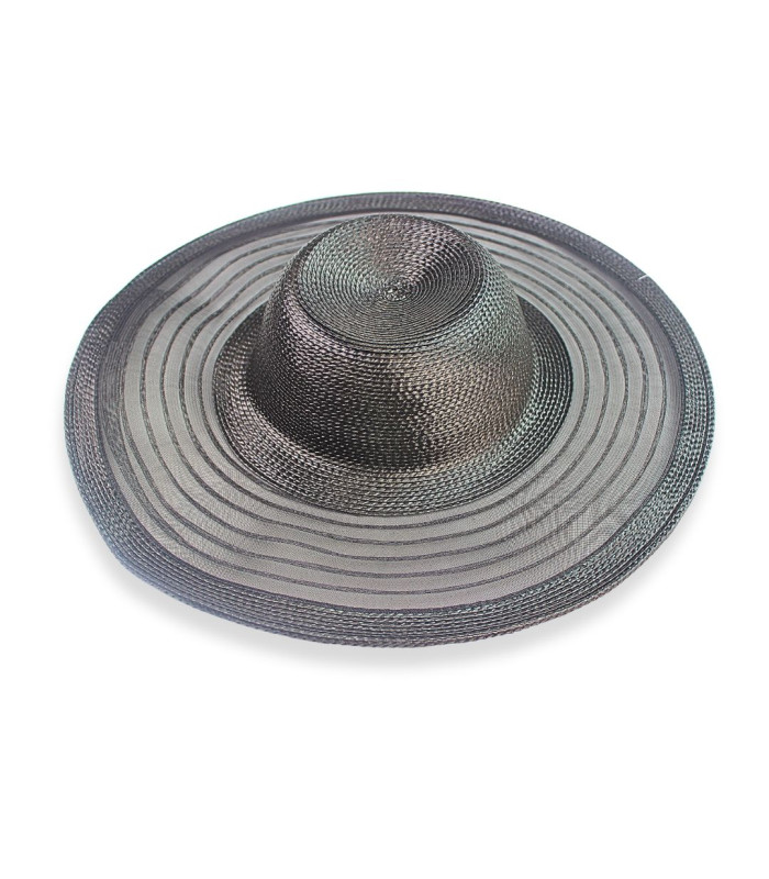 CHAPEAU SEMI-ACHEVÉ - CRIN ET PAILLE SYNTHÉTIQUE