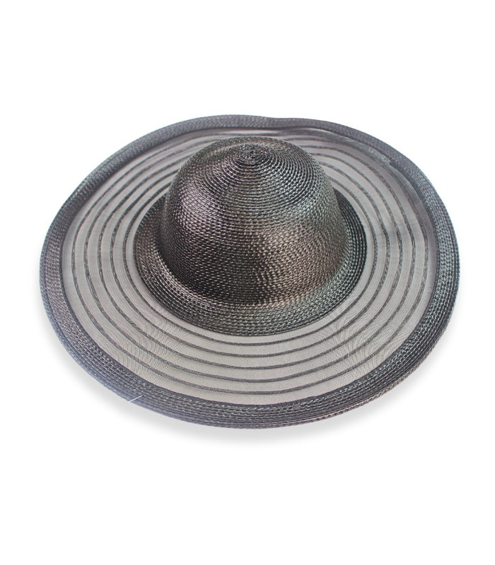 CHAPEAU SEMI-ACHEVÉ - CRIN ET PAILLE SYNTHÉTIQUE