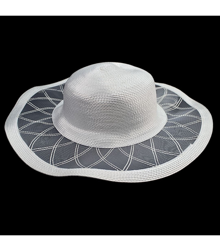 CHAPEAU SEMI-ACHEVÉ - CRIN ET PAILLE SYNTHÉTIQUE