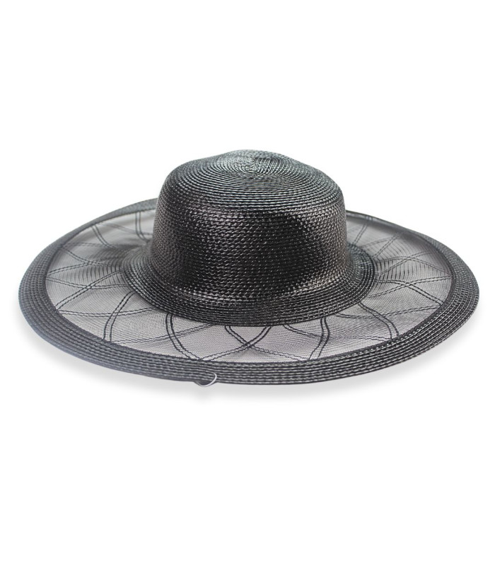 CHAPEAU SEMI-ACHEVÉ - CRIN ET PAILLE SYNTHÉTIQUE