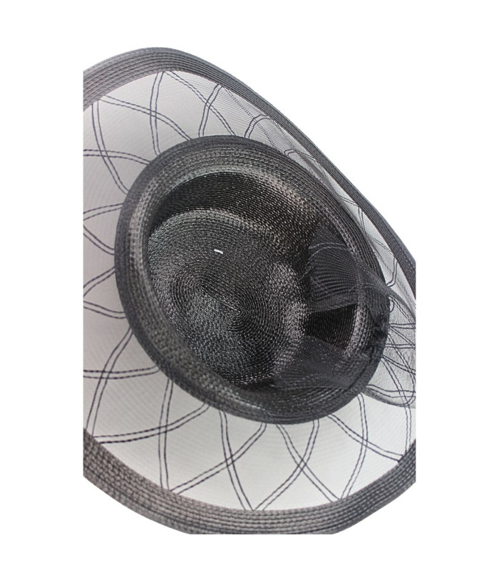 CHAPEAU SEMI-ACHEVÉ - CRIN ET PAILLE SYNTHÉTIQUE