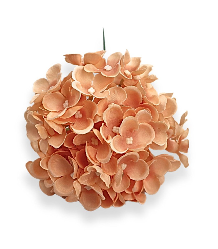 HORTENSIA EN TISSU Ø13CM