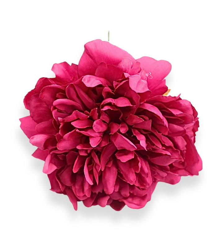 PIVOINE EN TISSU Ø13CM