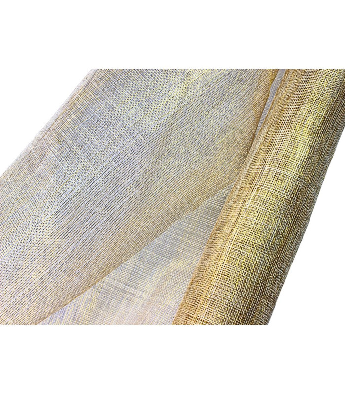SINAMAY AVEC LUREX - 90CMS X 100CMS