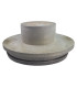FORME EN ALUMINIUM POUR CHAPEAU PAMELA - 2 PIÈCES