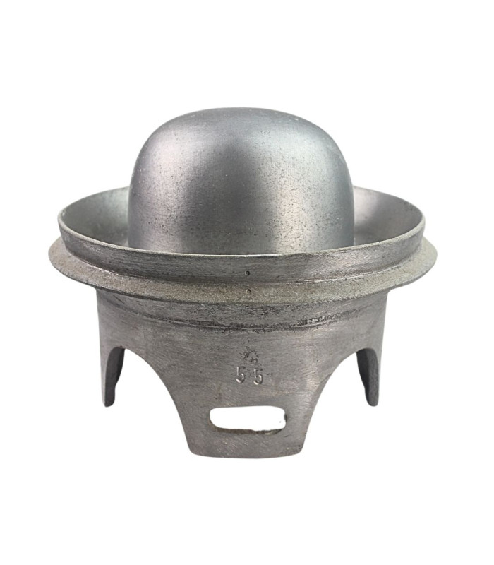 FORME EN ALUMINIUM POUR CHAPEAU STYLE MELON - 2 PIÈCES
