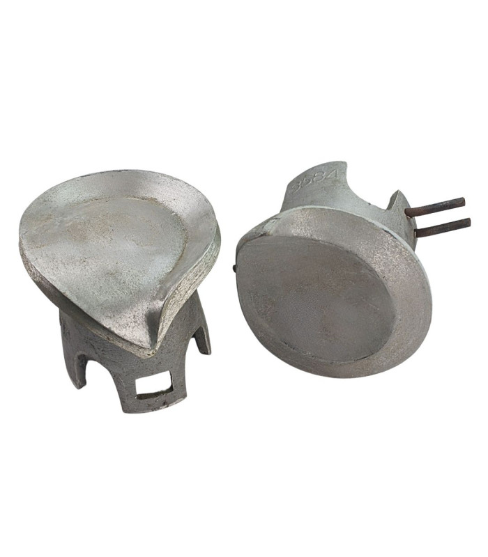 FORME EN ALUMINIUM POUR BASE DE BIBI - 2 PIÈCES