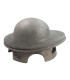 MOULE EN ALUMINIUM POUR CHAPEAU À CALOTTE RONDE - 2 PIÈCES