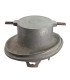 FORME EN ALUMINIUM POUR CAPELINE - 2 PIÈCES