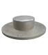 FORME EN ALUMINIUM POUR CHAPEAU - 2 PIÈCES