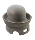 FORME EN ALUMINIUM POUR CHAPEAU À CALOTTE RONDE - 2 PIÈCES