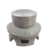 FORME EN ALUMINIUM POUR CHAPEAU STYLE HAUT-DE-FORME - 2 PIÈCES