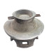 FORME EN ALUMINIUM POUR CHAPEAU STYLE BOWLER - 2 PIÈCES