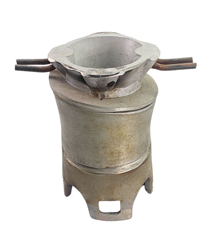 FORME EN ALUMINIUM POUR BASE DE CHAPEAU - 2 PIÈCES